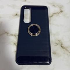 Xiaomi Note10 Lite⭐️ケース カバー ネイビー おしゃれ リング