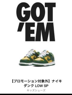 NIKE Brazil DUNK LOW baby ナイキ ダンク LOW SP