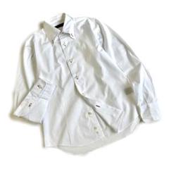 【美品】 1PIU1UGUALE3　長袖　シャツ　ワイシャツ　BD　コットン　白