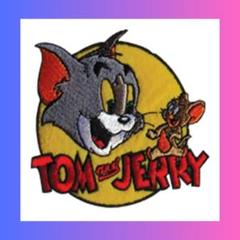 アイロンワッペン【Tom&Jerry】 トムアンドジェリー キャラクターワッペン