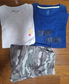 ユニクロ　Tシャツ　ハーフパンツ　3点セット