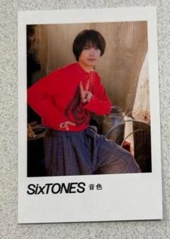SixTONES 松村北斗 公式写真 音色 オフショット 個人4種 SixTONES 松村北斗 公式写真 音色 オフショット 個人4種