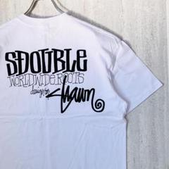 海外限定 S/Double エスダブル Tシャツ L ブラック 国内未展開】ショーン・ステューシーが手掛けるブランドS/DOUBLE