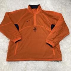 00s Nike オランダ代表ハーフジップジャケット Mリバーシブル