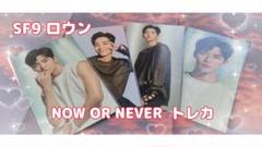 SF9 ロウン 公式トレカ NOW OR NEVER セット