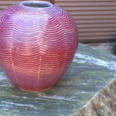 花器 花瓶 飾壺 辰砂釉 孔雀釉 中国美術 重さ約6.4kg 木箱 骨董品 花器 花瓶 飾壺 辰砂釉 孔雀釉 中国美術 重さ約6.4kg 木