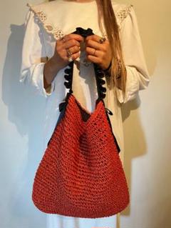 ペーパー ヤーン エコ バック バッグ ショルダー バンド