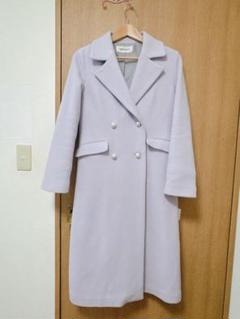 ミッシュマッシュ   大粒パール　ダブルロングウールコート　ピンク MISCH MASCH（ミッシュマッシュ）｜その他アウター一覧 - WEAR