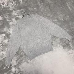 【テスタヴィエラ】（M）（訳あり）ニットセーター リブ編み切り替え ハイゲージ