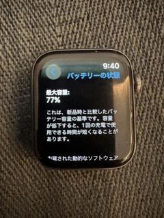 Apple Watch 5 44 mm 本体 バッテリー状態 77% - メルカリ