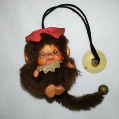 モンチッチ ミニ 吸盤 鈴 ぬいぐるみ 昭和レトロ リボン m59935125865_1.jpg?1747032354