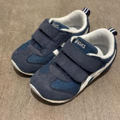 15.5cm asics ネイビー スニーカー