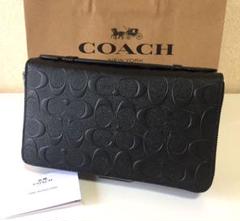 COACH コーチ ダブルジップ トラべルオーガナイザー