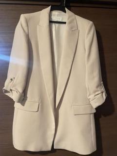 2025年最新】ZARA カラー：ベージュ系 テーラードジャケットの
