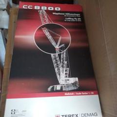 TEREX DEMAG　CC8800  ラフィングジブ 1/50 1/50 Conrad TEREX CC8800 Crawler Crane - w New 