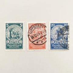 外国切手9枚（ドイツ：1933年、慈善切手、ワグナーのオペラ） 外国切手3枚（ドイツ：1924年、救済事業） - メルカリ