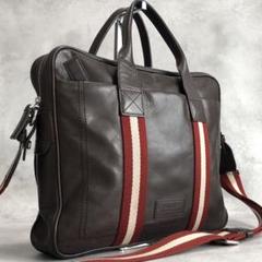 極美品✨BALLY 2way トレインスポッティング ビジネスバッグ A4対応