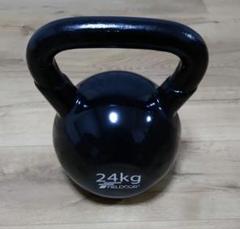 【新品】 ケトルベル 24kg 1個 ブラック k5 ケトルベル 24kgケイトルベル