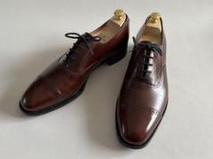 【ほぼ新品】CHEANEY ダークブラウン ウィングチップ ほぼ新品】CHEANEY ダークブラウン ウィングチップ - メルカリ