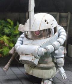 エクシードガンダム、ガチャミキシングザク、新青の部隊ザク、汚し仕上げ品。 m59957365412_1.jpg?1694911879