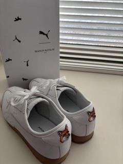 PUMA MAISON KITSUNE ホワイトスニーカー サイズ4 PUMA MAISON KITSUNE ホワイトスニーカー サイズ4 - メルカリ