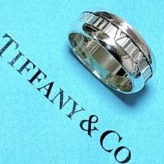 美品】25.5号 Tiffany ティファニー アトラス カーブドリング SV