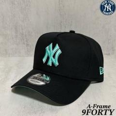 【海外限定】ドジャース 9FORTY ティファニーブルー 黒 キャップ ⑤ 海外限定】 ヤンキース 9FORTY ティファニーブルー 黒 キャップ