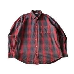 【売り切り御免！】 00s old gap オンブレチェックネルシャツ XL オールドギャップ トップス