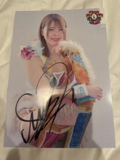 岩谷麻優 限定直筆サイン入り Bikiniing11 女子プロレス マリーゴールド 直筆サイン入りポートレート 岩谷