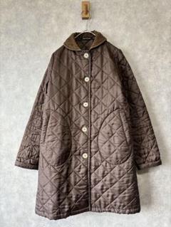 0072 Traditional Weatherwearキルティングコートロング