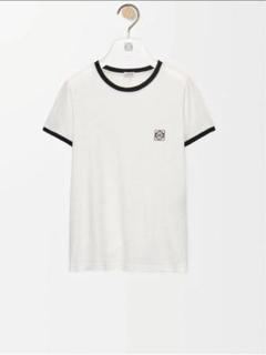 美品 LOEWE ロエベ アナグラム刺繍 半袖 スリムフィット Tシャツ XS 美品 LOEWE ロエベ アナグラム刺繍 半袖 スリムフィット Tシャツ