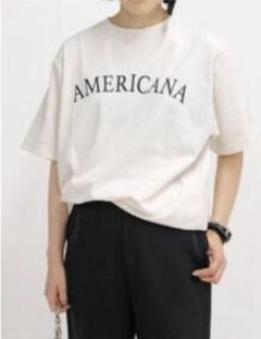 アメリカーナ☆Tシャツ☆AP STUDIO 別注　アメリカーナ☆オフホワイト
