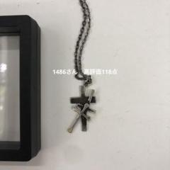 UNDERCOVER × TRASH クロスネックレストップ ブラック UNDERCOVER - 美品 UNDERCOVER × TRASH クロス ネックレス