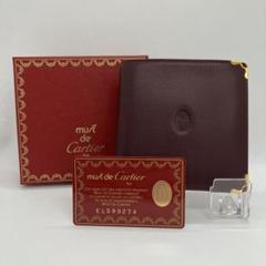 3347 カルティエ レザー二つ折り財布 カードケース お札入れキャッシュレス向 3347 カルティエ レザー二つ折り財布 カードケース お札入れ