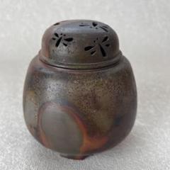 青備前 備前焼 香炉 茶道具 アンティーク備前 蔵出し 鑑賞陶器 １客｜美術品・アンティーク・コレクション