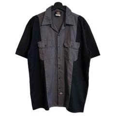 old Dickiesバイカラーボックスシルエットワークシャツ 名作
