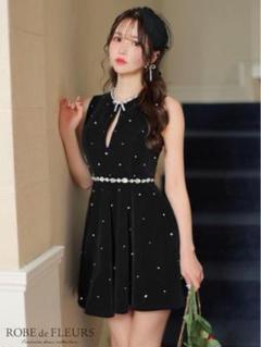ローブドフルール ブラック S 未使用 キャバドレス・ミニドレス通販はsugar 【ROBE de FLEURS