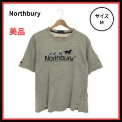 Northbury Ｔシャツ 半袖 カジュアル シンプル グレー Ｍ