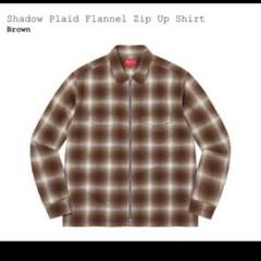 supreme Shadow Plaid Flannel ZipUp Shirtのサムネイル