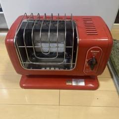レトロ赤ストーブ Rinnai R-480P-102 都市ガスホース付き