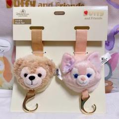 上海ディズニー　カー用品　ダッフィー リーナベル　ヘッドレスト　フックセット 3 上海ディズニー カー用品 ダッフィー リーナベル ヘッドレスト