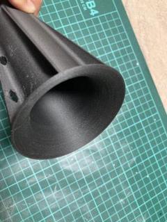 FCR ラージボディ　ファンネル　オーダーメイド WQ16 WORKS QUALITY アルミファンネル FCRラージボディ用 | ラフ