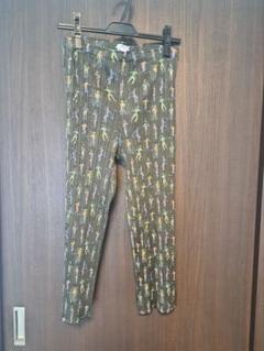 PLEATS PLEASE! カジュアルパンツ 黒系 カラフルプリント サイズ5 PLEATS PLEASE! カジュアルパンツ 黒系 カラフルプリント サイズ