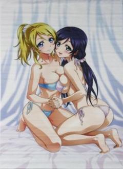 【フロンティアチャイルド】ラブライブ! タペストリー 絢瀬絵里&東條希 渡邊義弘
