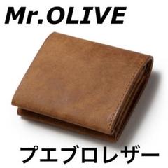 MR. OLIVE ミスターオリーブ /プエブロレザー/ ニートウォレット 財布