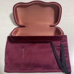 GUCCI シルバー 四角形メガネ ケース付き - メルカリ