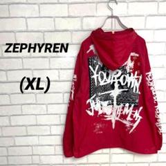 ZEPHYREN ゼファレン　ナイロン　コーチジャケット　ペイズリー　パーカー
