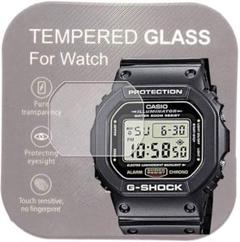 ２枚入 カシオ DW-5600用 9H強化ガラスフィルム 高い透明度 耐久性
