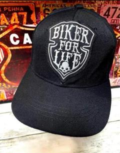 【新品❣️】キャップ　cap Biker for Life 黒　ブラックのサムネイル