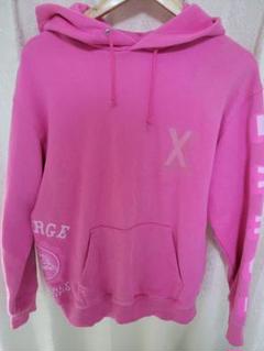 XLARGE ピンク　ビックロゴ　センターロゴ S XLARGE ピンクビックロゴセンターロゴ S
